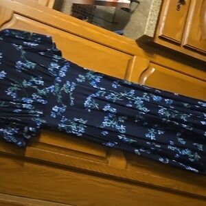 Floral Blue Dress. From Dress Forum NWT